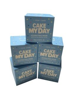 Cake My Day Hydrating Mask - Blue set of 5